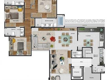 planta apartamento tipo · APARTAMENTO , 4 QUARTOS, 4 VAGAS, UM POR ANDAR, LAZER COMPLETO, BAIRRO CASTELO, BH