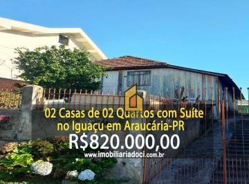 ff0258d000220e616ea88cc6ead8660e6ac5926d · 2 Casas de 02 Quartos no Iguaçu em Araucária-PR  - A venda por R$ 820.000,00