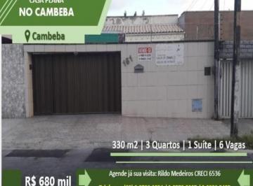 Casa · 210m² · 3 Quartos · 6 Vagas · Casa no Cambeba / próximo ao Lago Jacareí