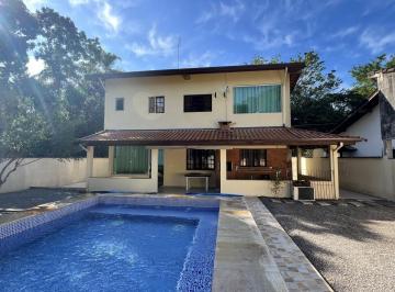 Casa · 400m² · 3 Quartos · 2 Vagas · Casa em Condomínio Exclusivo em Boracéia – São Sebastião/SP