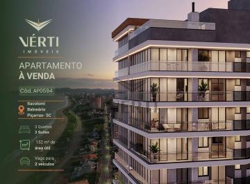 38e7de56f78f90026680edeaab91b394a5cf5be5 · Apartamento com 3 dormitórios à venda, 152 m² por R$ 2.294.504,59 - Itacolomi - Balneário Piçarras/S