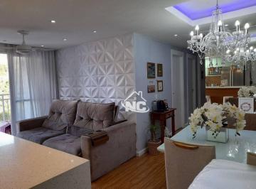 0297eba1120466260aaffc1de6625de071429fd8 · Apartamento com 3 quartos à venda, 72 m² por R$ 370.000 - Maria Paula - São Gonçalo/RJ