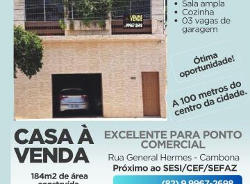 Casa de 4 quartos, Maceió · CASA PONTO COMERCIAL/RESID PROXIMO AO CENTRO/SESI/CEF/ CESMAC, ETC.