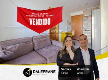 Apartamento de 1 quarto, Águas Claras · 1 QUARTO MOBILIADO NO ED BLEND - ÁGUAS CLARAS