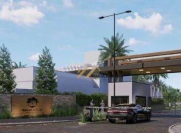 Fachada do condomínio · TERRENO A VENDA - A PARTIR DE 880M² - R$ 900.000,00 - CONDOMÍNIO VILA DAS ACÁCIAS - HORTO FLORESTAL