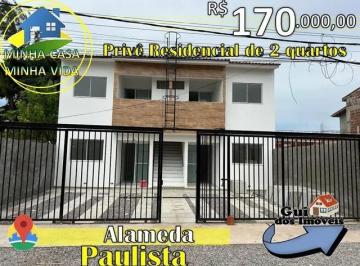 Apartamento de 2 quartos, Paulista · Prive estilo Casa para venda possui 53M² em Alameda/Paulista/PE - 170 MIL