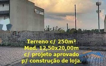 Terreno · 250m² · Terreno c/ 250m² no Jd. Abril/SP p/ Locação c/ Loja Comercial em construção