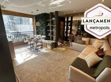 Living ampliado - Decorado · Apartamento à venda, 61 m² por R$ 509.000,00 - Nova Petrópolis - São Bernardo do Campo/SP