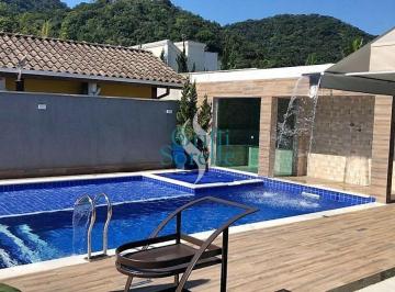 Casa · 400m² · 5 Quartos · 8 Vagas · Casa à Venda em condomínio Fechado, Mobiliada, em Horto Florestal - Ubatuba/SP..