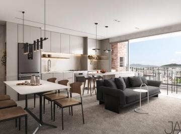 Living Integrado · Apartamento América Alto Padrão: 68,09m² área privativa, 1 suíte + 1 quarto, área de lazer, piscina,