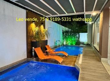 Casa de 4 quartos, Feira de Santana · Leo vende, Sim, 4 suítes, 3 closet, piscina, goumert, veja fotos