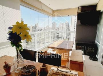 Apartamento · 89m² · 3 Quartos · 3 Vagas · VILA ROMANA - LINDO APARTAMENTO, ANDAR ALTO, VARANDA GOURMET- AMPLO LIVING, LAVABO -  3 VAGAS FIXAS