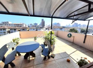 Apartamento · 180m² · 4 Quartos · 2 Vagas · COBERTURA DUPLEX COM SOLÁRIO/ 4 QUARTOS/ 2 VAGAS GARAGEM FECHADA + MOTOS/ ESTUARIO/SANTOS