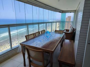 8a13304fb4271ba880358e17c64dad8afe9022f5 · Apartamento frente mar com sacada gourmet e 3 suítes no bairro Guilhermina na Praia Grande