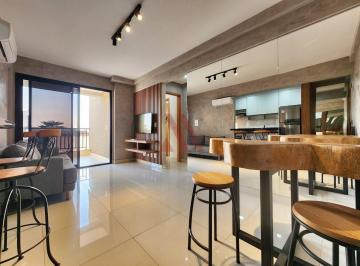 Apartamento · 65m² · 2 Quartos · 1 Vaga · Apartamento mobiliado 2 quartos com suíte no New Home américa no Jardim América