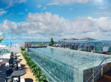 Piscina com borda infinita · VENTO SERRANO SOBRADINHO 2 QUARTOS 78,40m² 1 SUÍTE 1 VAGA LAZER COMPLETO