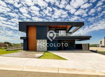Casa · 940m² · 5 Quartos · 6 Vagas · Sobrado à venda e para alugar em Campinas, Loteamento Mont Blanc Residence, com 5 suítes