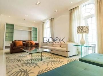 Sala de estar · Apartamento com 3 Suites  á Locação no Place de La Concorde - Campo Belo