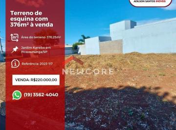 Terreno · 376m² · Lote em Rua Amelio Pegoraro - Jardim Kanebo - Pirassununga/SP