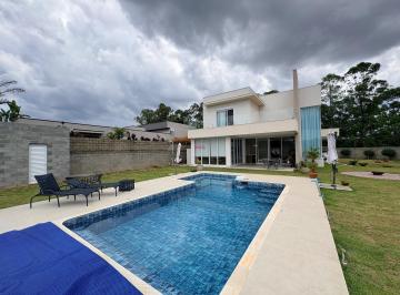 Foto 01 · Casa de Alto Padrão à Venda no Residencial Vale Azul - Jundiaí/SP | 3 Suítes e Vista para o Lago