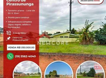 Terreno · 990m² · Lote em  Rua Joaquim Procópio de Araújo, 1662 - Centro - Pirassununga/SP