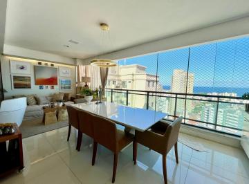 Apartamento de 3 quartos, Salvador · Horto Florestal, 185m², 3 Suítes, Andar Altíssimo, Vista Mar