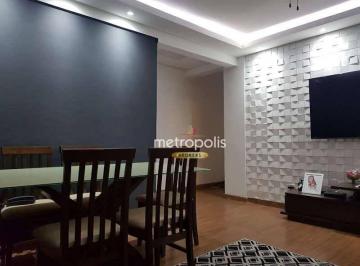 Sala dois ambientes · Apartamento à venda, 132 m² por R$ 550.000,00 - Centro - Santo André/SP