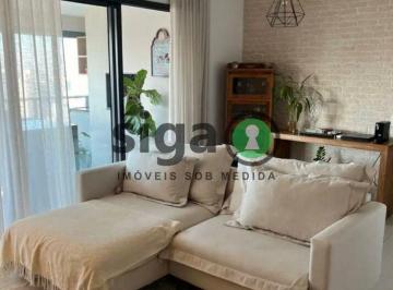 Apartamento · 118m² · 3 Quartos · 2 Vagas · Apto com 118m², com 3 quartos sendo 1 suite, 2 vagas em Pinheiros, SEMI MOBILIADO, para locação