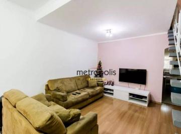 Sala · Sobrado à venda, 126 m² por R$ 640.000,00 - Campestre - Santo André/SP