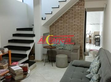 Casa · 125m² · 3 Quartos · 3 Vagas · Sobrado para alugar com 3 quartos, sendo 1 suite, 3 vagas - Cocaia - Guarulhos por R$ 3.500,00