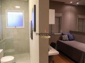 WC social - Decorado · Apartamento à venda, 49 m² - Vila Mussolini - São Bernardo do Campo/SP