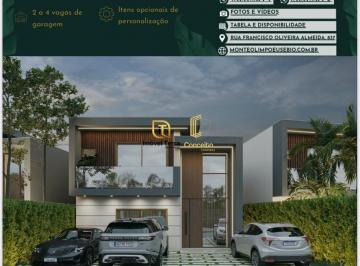 Casa · 186m² · 4 Quartos · 4 Vagas · Casa Alto Padrão no Condomínio Monte Olimpo I Eusébio