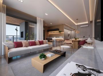 Living Integrado · Apartamento América Alto Padrão: 138,74m² privativos, 3 suítes, living integrado, sacada com churras