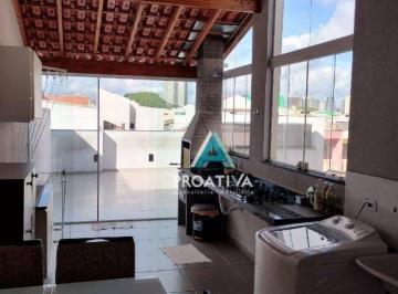 3d722d9d122e1e65fec22251cb79b3ad13f955e7 · Cobertura com 2 dormitórios à venda, 125 m² por R$ 565.000,08 - Vila Homero Thon - Santo André/SP