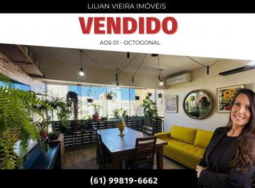 Apartamento de 2 quartos, Brasília · AOS 1 - BLOCO E - OCTOGONAL - ANDAR ALTO - NASCENTE
