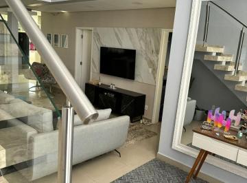 Foto 01 · Luxuosa casa em condomínio à venda em Hortolândia-SP, Parque Ortolândia, 3 suítes, 2 salas, 4 banhei