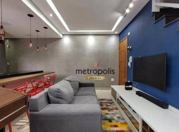 Sala · Cobertura à venda, 160 m² por R$ 861.000,00 - Vila Valparaíso - Santo André/SP