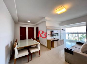 c49f39a0d057fb6041eeae842e92a1983fd61039 · Apartamento com 2 dormitórios para alugar, 68 m² por R$ 6.400,02/mês - Embaré - Santos/SP