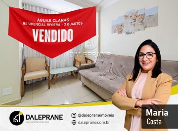 Apartamento de 3 quartos, Águas Claras · RUA 18 NORTE AGUAS CLARAS - RES. RIVIERA 