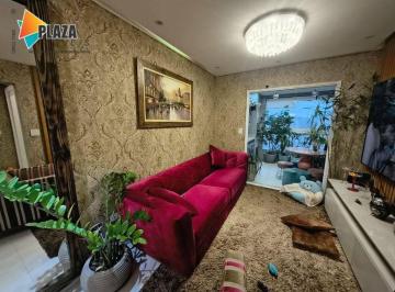 Apartamento · 74m² · 2 Quartos · 2 Vagas · Apartamento com 2 dormitórios suíte e 2 vagas a 100 mts do mar à venda, 75 m² po