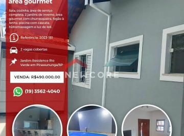 Casa · 250m² · 3 Quartos · 3 Vagas · Casa em  Rua Orlando Bruno - Jardim Residence Rio Verde - Pirassununga/SP