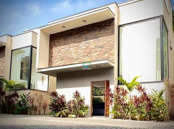 Foto 01 · Imóvel novo em condomínio: Casa com 3 quartos, 3 suítes, 2 salas, 2 vagas na praia de Boiçucanga, Sã