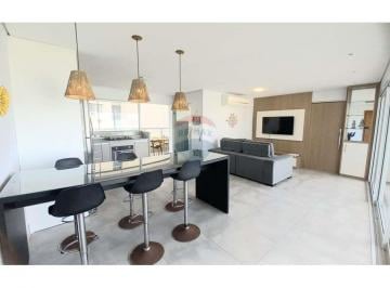 Apartamento · 146m² · 3 Quartos · 2 Vagas · Apartamento Novo com 3 suites para locação, 146 m² na praia das Astúrias, Guarujá, SP