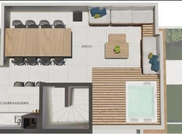 Casa · 102m² · 3 Quartos · 1 Vaga · "Viva com estilo no Residencial Denver: Triplex com Terraço Aberto à venda na encantadora região do 
