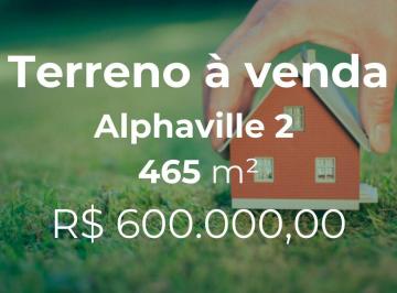 Terreno · 465m² · Terreno à venda, Condomínio Alphaville 2 - Granja Marileusa - Uberlândia/MG