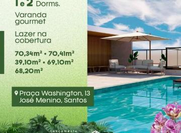 Apartamento · 69m² · 2 Quartos · Apartamento à venda, 2 quartos no bairro José Menino em Santos