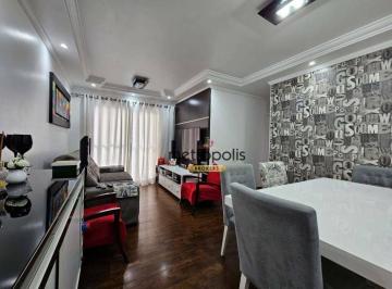 sala · Apartamento à venda, 67 m² por R$ 441.000,00 - Vila Homero Thon - Santo André/SP