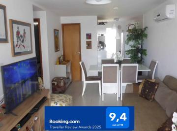 Apartamento · 64m² · 2 Quartos · 1 Vaga · Guarajuba. Condomínio Porto Smeralda 2 suítes. Mobiliado e decorado