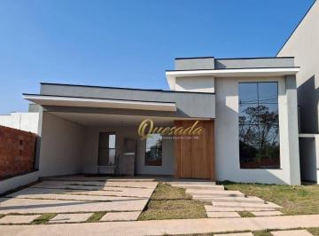 a86fb224cd863e24896da79e588a7723cd0b5a4c · Casa térrea nova, para locação, 3 suítes, planejados, piscina, Condomínio Gran Reserve, Indaiatuba.