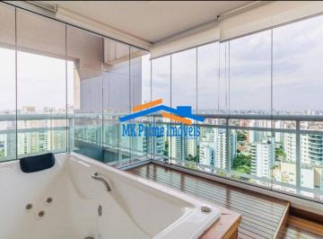 Apartamento · 280m² · 3 Quartos · 4 Vagas · Cobertura de Luxo à Venda no Edifício Quartier no Campo Belo - SP.